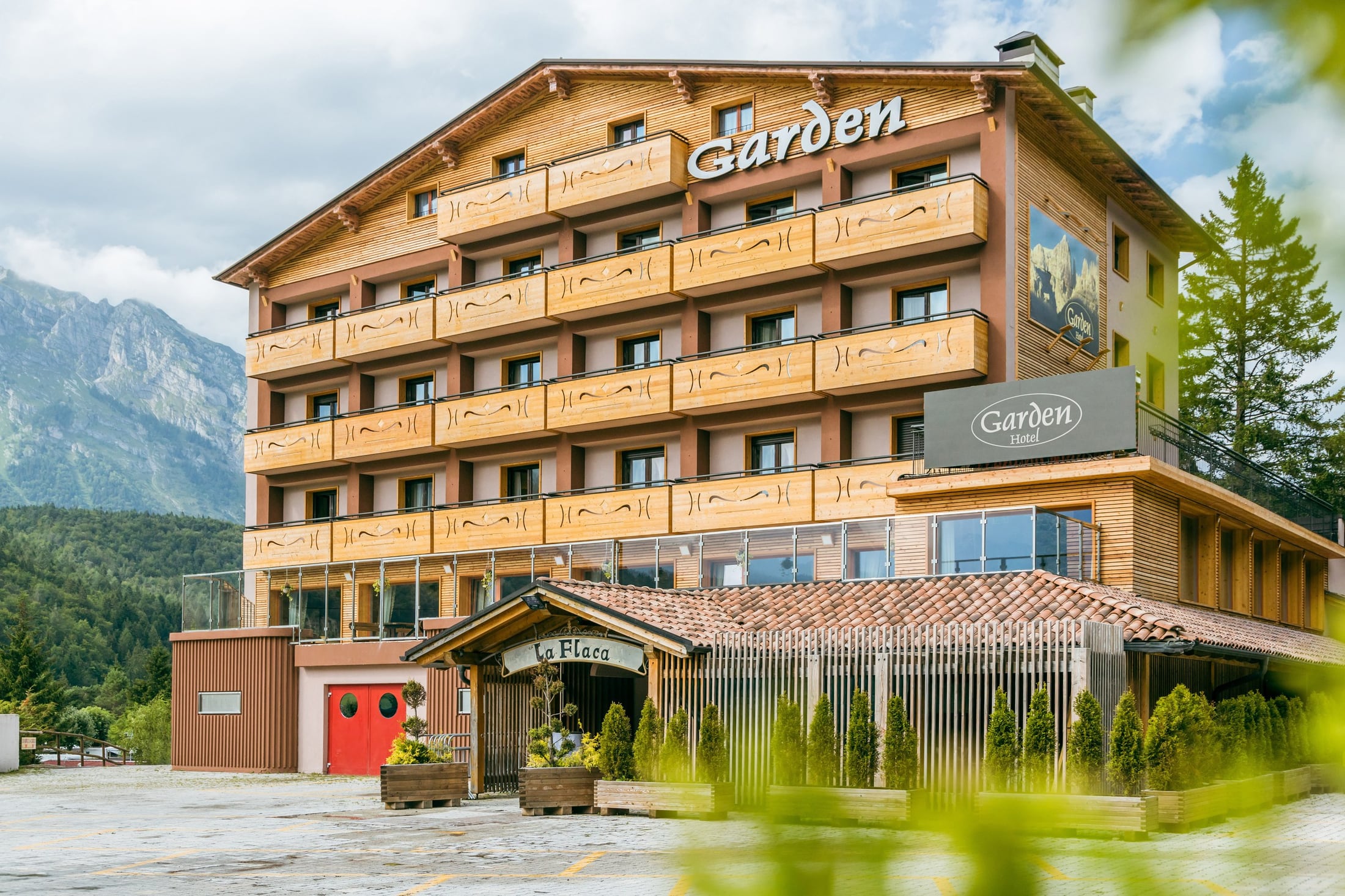 Hotel Garden e paesaggio di Andalo